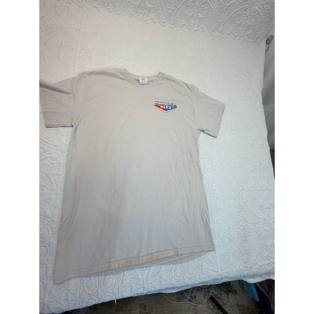 Nothing But Chevelle 50th Anniversary Graphic T-Shirt Tan Mens Medium Muscle Car